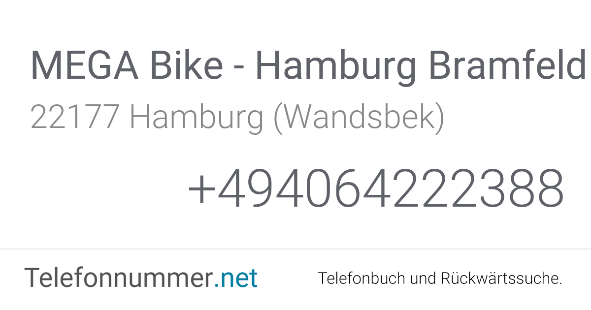 mega fahrrad hamburg