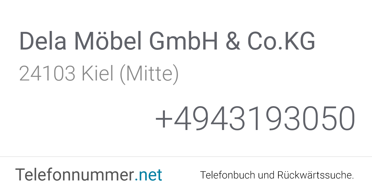 Dela Möbel GmbH & Co.KG Kiel (Mitte), Eggerstedtstraße 79