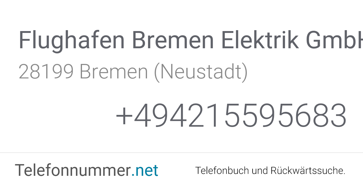 Elektriker bremen neustadt