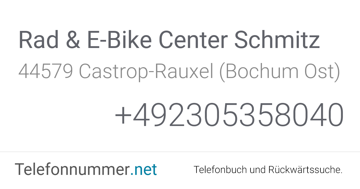 fahrrad schmitz castrop