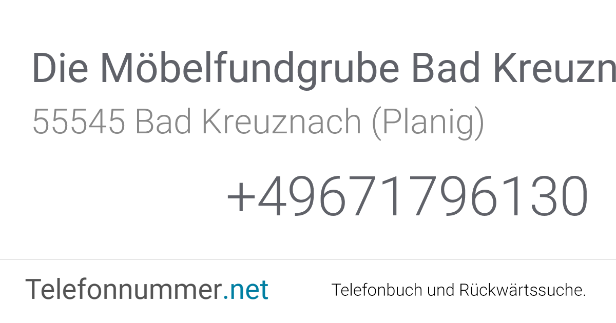 Die Möbelfundgrube Bad Kreuznach Bad Kreuznach (Planig