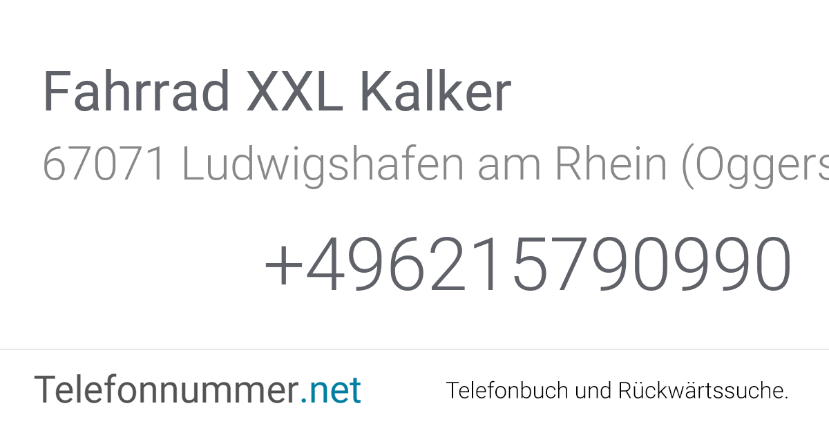 fahrrad xxl kalker 67071 ludwigshafen am rhein