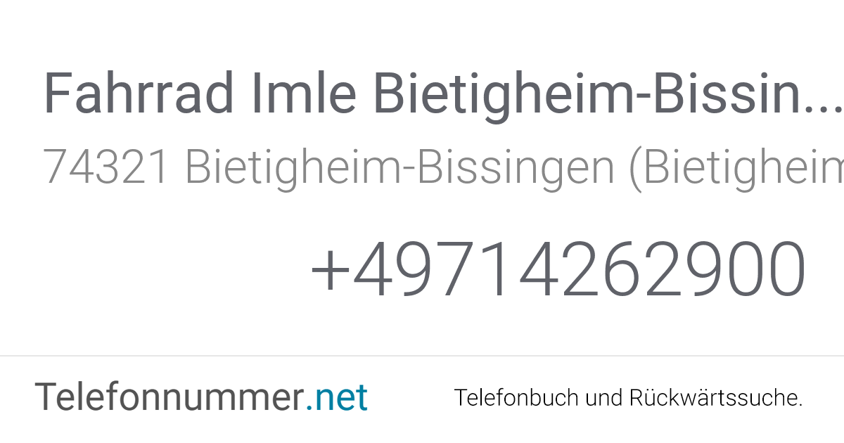 Fahrrad Imle BietigheimBissingen BietigheimBissingen