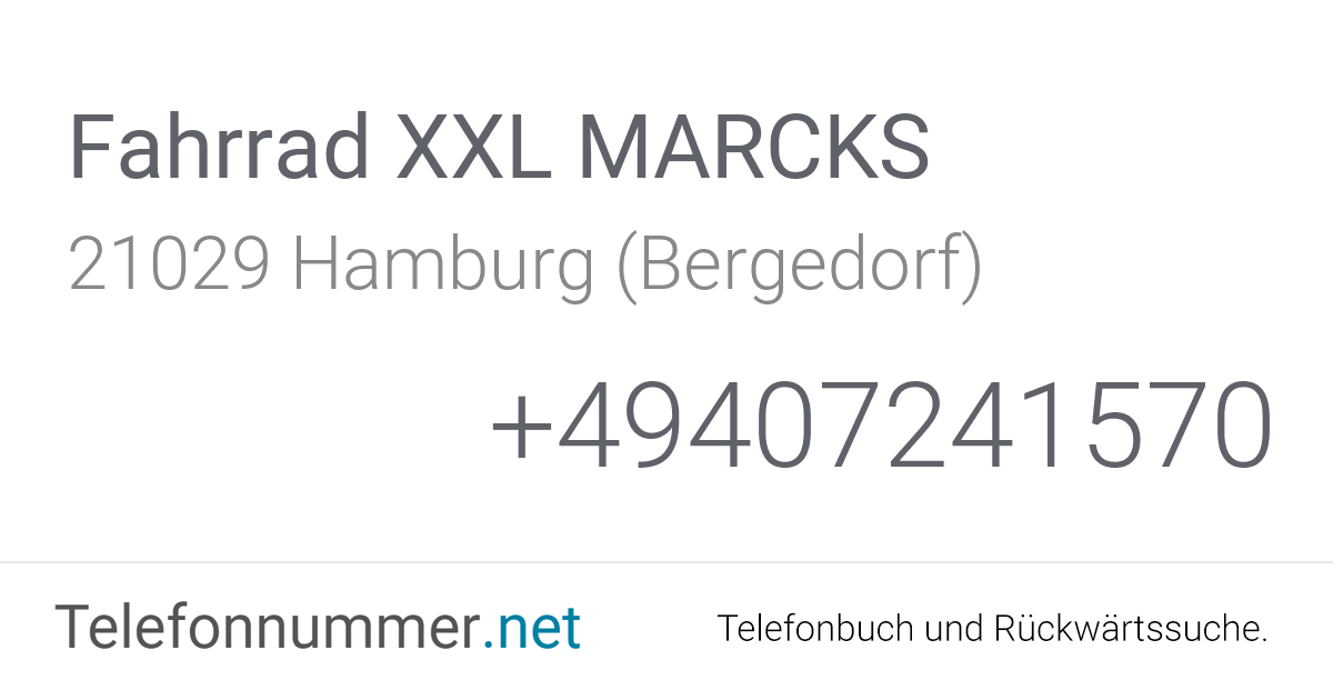 Fahrrad XXL MARCKS Hamburg (Bergedorf), Curslacker Neuer