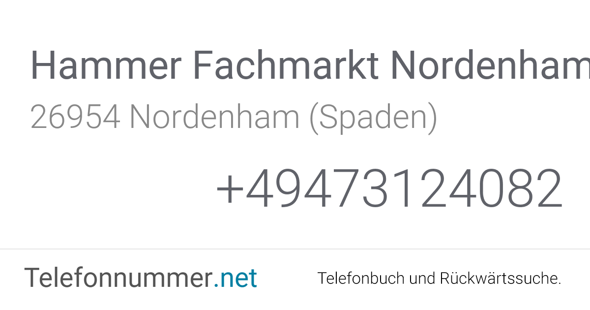 Hammer Nordenham