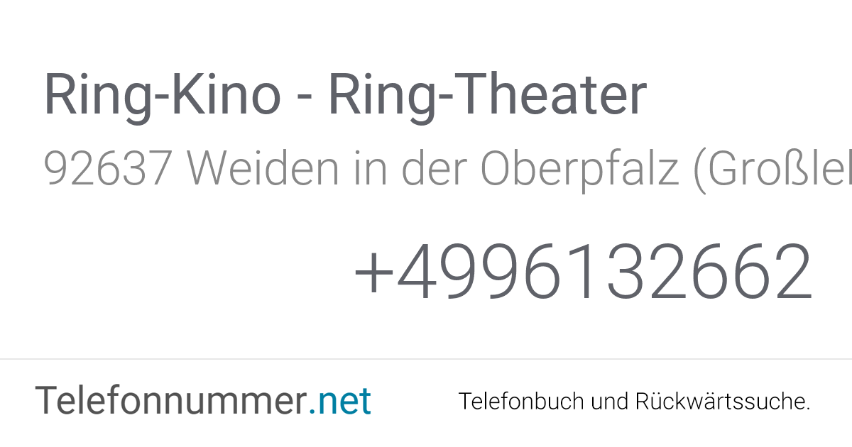 Kino Weiden Ring