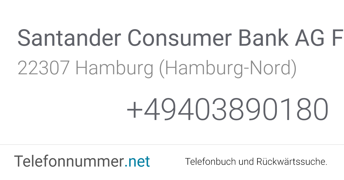 Santander Bank Hamburg