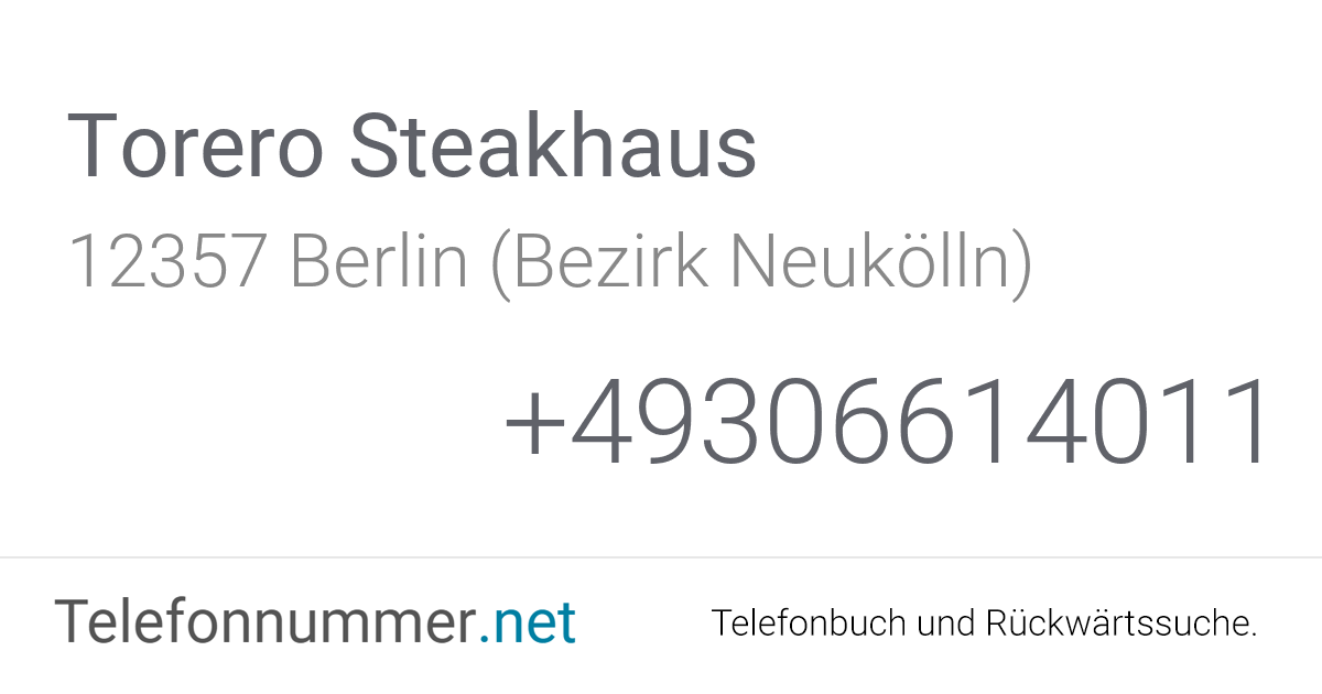 Torero Steakhaus Berlin