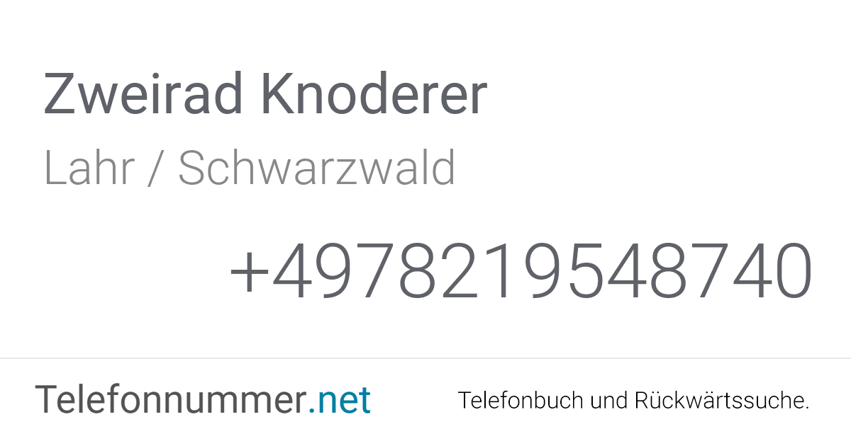 Zweirad Knoderer Lahr / Schwarzwald, Breisgaustraße 23
