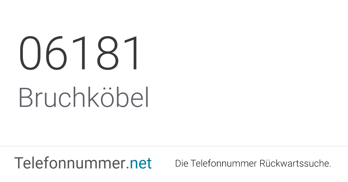 Ortsvorwahl 06181 Telefonnummer Aus Hanau Spam Anrufe